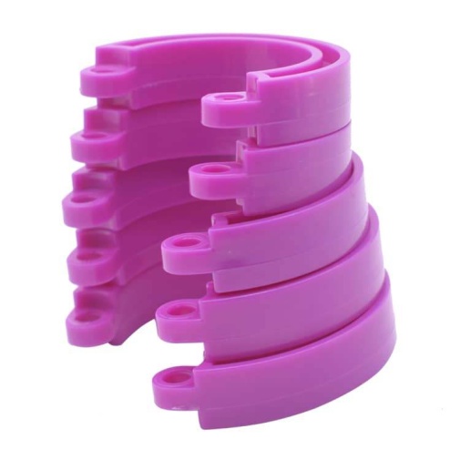 FAAK - Plastic Chastity Cage 23 - Purple 照片