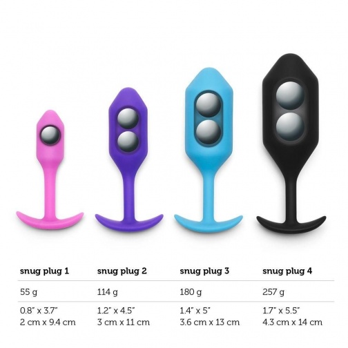 B-Vibe - Snug Plug 1 - Fuchsia photo