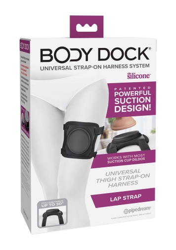 Pipedream -  Body Dock Lap Harness - Black photo