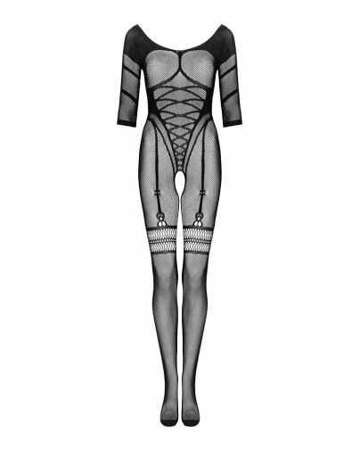 Obsessive - Bodystocking G329 - Black - XL/XXL photo