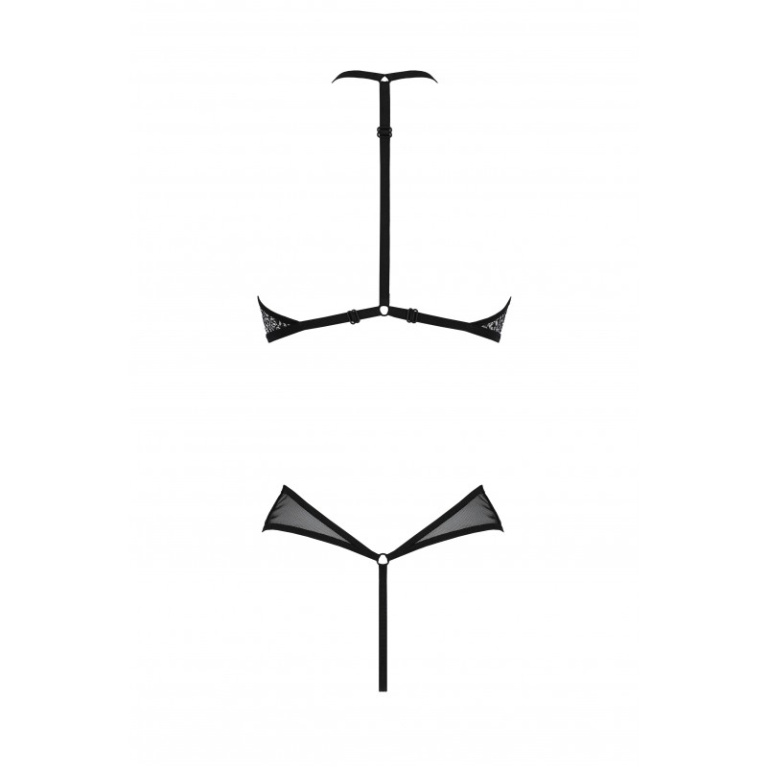 Passion - Satara 连身内衣 - 黑色 - 大/加大码 照片