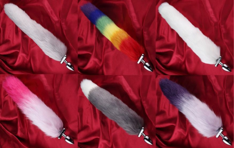 MT - Screwed Tail Plug with Cat Ears - Pink photo