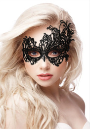 Ouch - Royal Lace Mask - Black photo