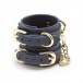NS Novelties - Bondage Couture Wrist Cuffs - Black photo