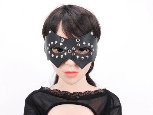 MT - 皮革面具 3 - 黑色 照片