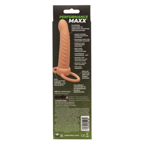 CEN - Maxx Ribbed Vibro Dual Penetrator - Flesh photo