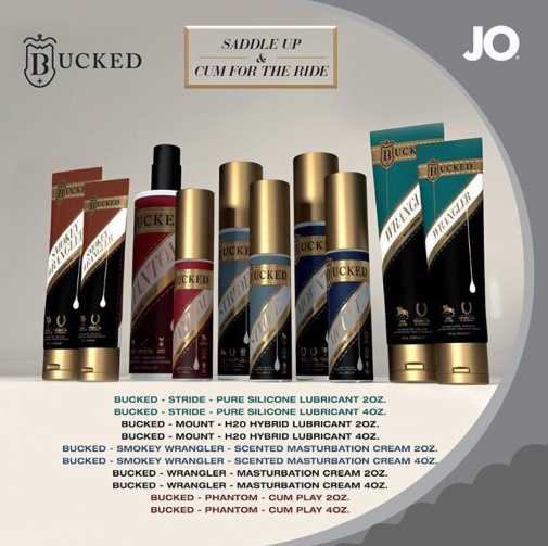 Bucked - Smokey Wrangler Masturbation Cream - Leather - 120ml photo