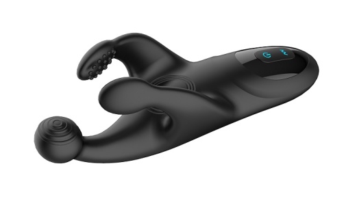 Secwell - Triple Tapping Penis Vibrator - Black photo