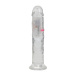 RealRock - 7" LED Vibro Dildo - Clear 照片-4
