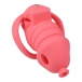 FAAK - Long Resin Chastity Cage - Red 照片-4