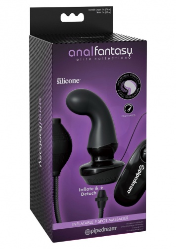 Pipedream - Inflatable P-Spot Massager - Black photo