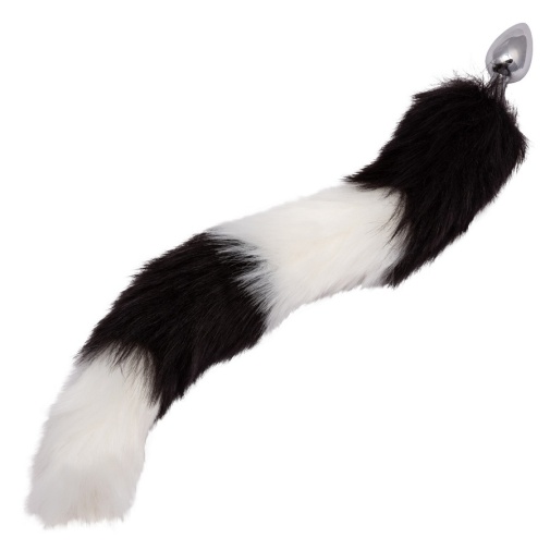 CEN - Running Wild Fox Tail Plug - Black/White photo