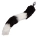 CEN - Running Wild Fox Tail Plug - Black/White photo-3