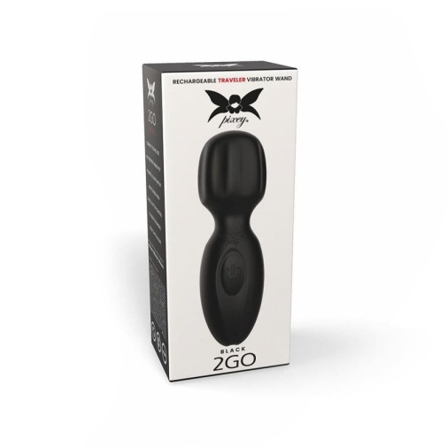 Pixey - 2Go 旅行用迷你按摩器 - 黑色 照片