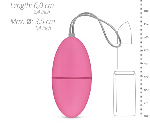 Easytoys - Remote Control Vibro Egg - Pink photo