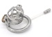 FAAK - Chastity Cage 04 w Belt & Catheter 45mm - Silver photo-3