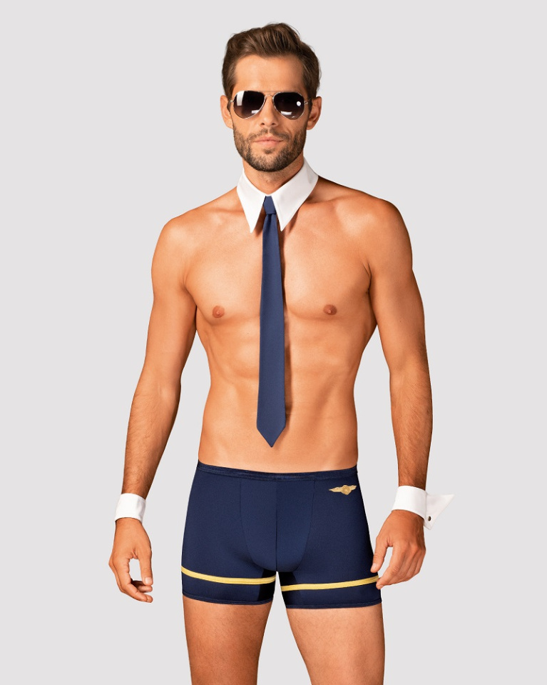 Obsessive - Pilotman Set - Blue - L/XL photo