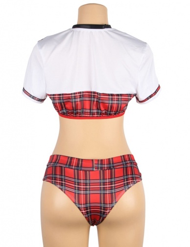 Ohyeah - Sexy Student Costume - Red - XL photo