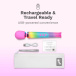 Le Wand - Petite Glitter Vibro Massager - Rainbow 照片-7