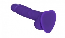Strap-On-Me - 柔软仿真阳具 S - 紫色 照片