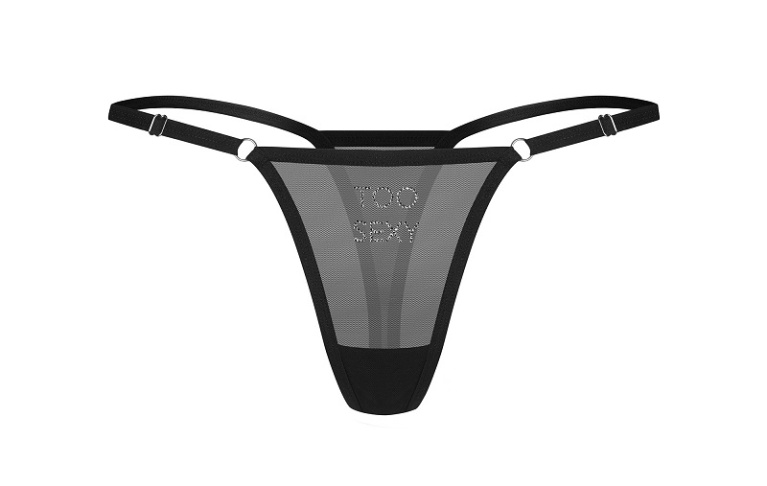 Obsessive - Violami Sexy Thong - Black - L/XL photo