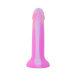 Easytoys - Glow Candy Swirl Dildo 19cm - Pink photo-8
