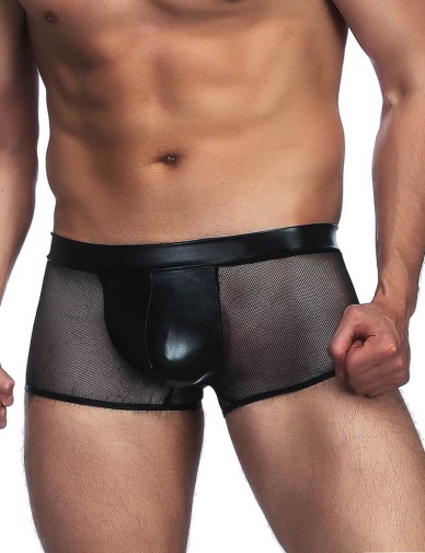 Ohyeah - Men Lace Panty - Black - XL photo