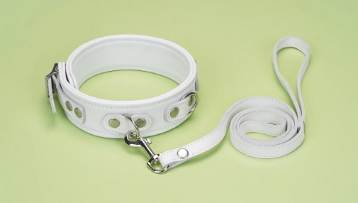 Liebe Seele - Collar w Leash - White photo