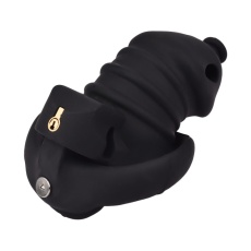 FAAK - Long Resin Chastity Cage - Black 照片