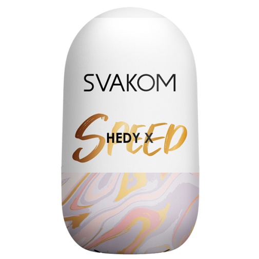 (G)SVAKOM - Hedy X Speed 自慰器 - 半透明 照片