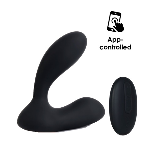 SVAKOM - Vick APP Prostate Perineum Vibrator - Black photo