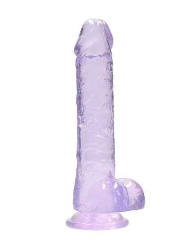 RealRock - 8" Realistic Dildo w Balls - Purple 照片