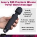 Wand Essentials - 18X Luxury Travel Massager - Black photo-5