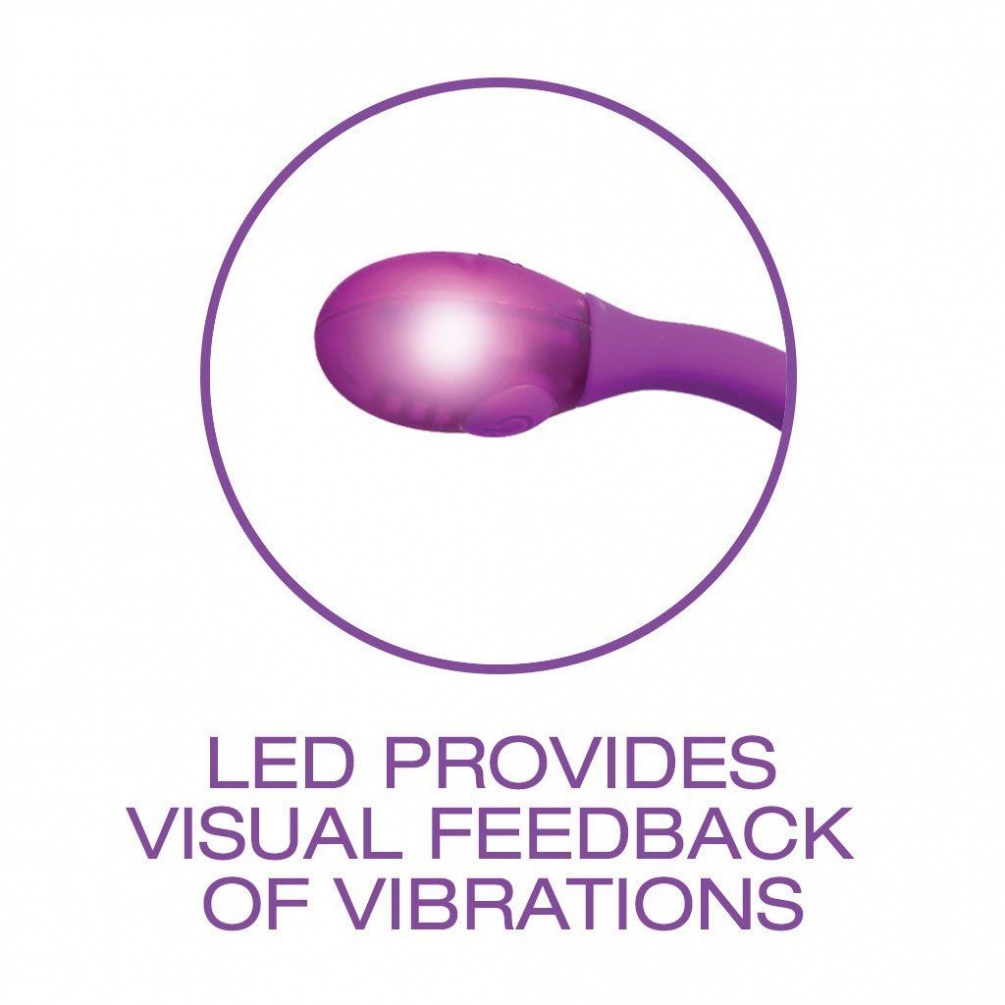 Esca is a versatile wearable massager. Bluetooth enabled for... Kiiroo - OhMiBod Esca - Purple photo-6