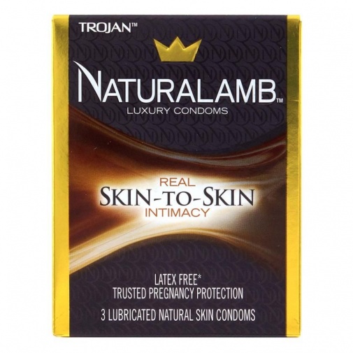Trojan - Naturalamb 羊皮薄膜安全套 68mm 3片裝 照片