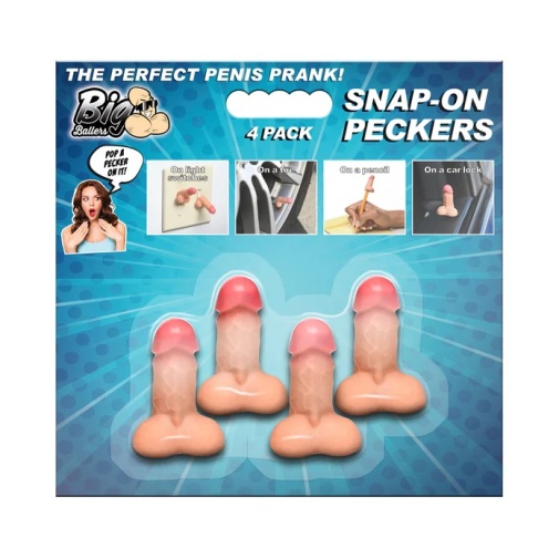 Big Ballers - Snap-On Peckers - 4 pcs 照片