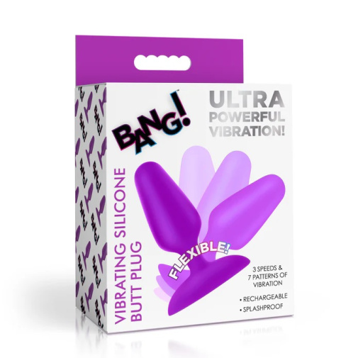 Bang! - Flexible Vibro Plug - Purple photo