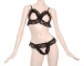 Costume Garden - GB-157 露乳开裆蕾丝套装 - 黑色 照片-3