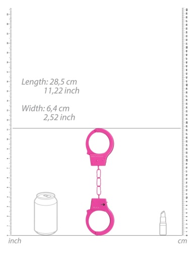 Ouch - 初心者金属手扣 - 粉红色 照片