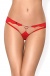 Obsessive - 829-PAN-3 Panties - Red - L/XL photo