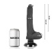 Basecock - 2in1 Vibro Dildo w Balls 18.5cm - Black photo-3