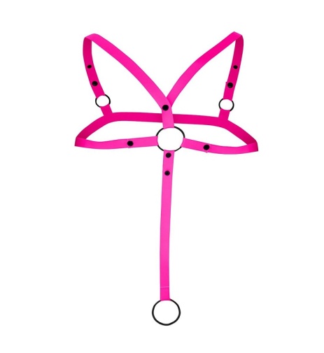 Cut4men - Crossed Harness - Hot Pink photo