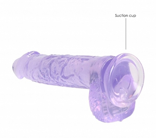 RealRock - 6" Realistic Dildo w Balls - Purple 照片