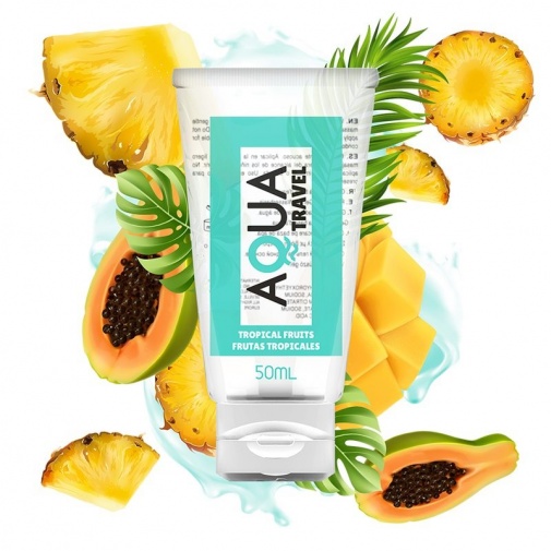 Aqua Travel - Tropical Fruits Water-Based Lube - 50ml photo