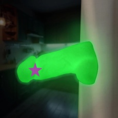 Big Ballers - Glow Magnetic Snap-On Peckers - 4 pcs 照片