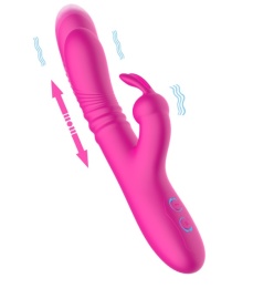 Secwell - Bunny Thrusting Rabbit Vibrator - Pink 照片