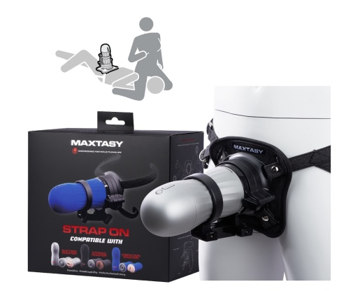 Maxtasy - Strap-On for Masturbator - Black photo