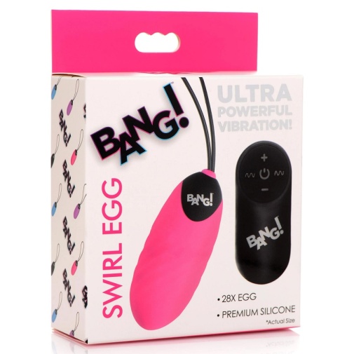Bang! - 28X Swirl Egg - Pink photo