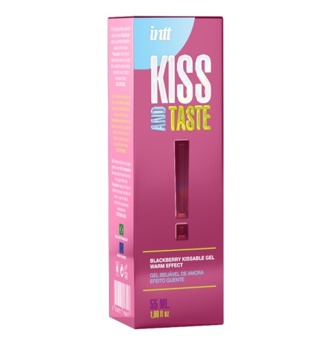 INTT - Kiss and Taste Warming Kissable Gel - Blackberry - 55ml photo