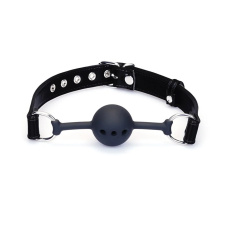 Liebe Seele - Metallic Shade Ball Gag - Black photo